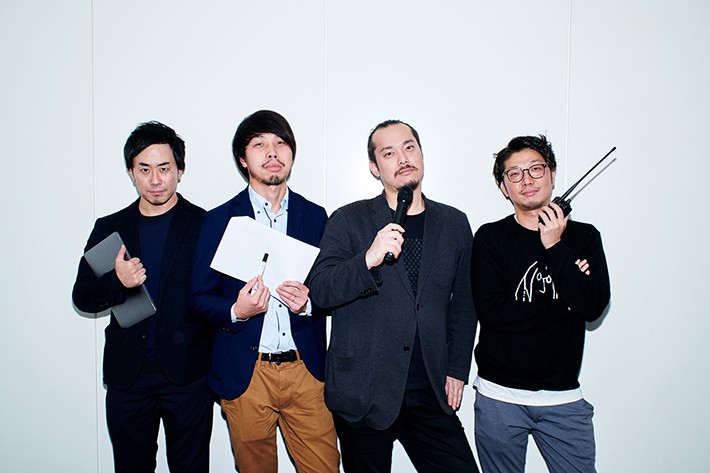 左から松井一生さん、和田謙一郎さん、近藤大輔さん、三瓶博史さん