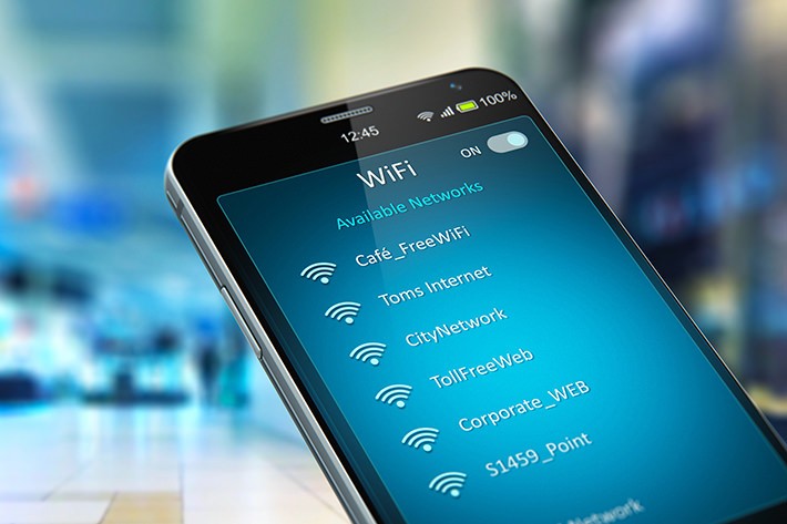 Wi-Fiの表示画面