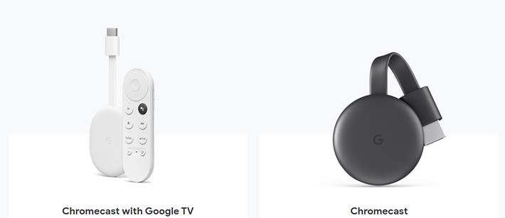 Chromecast with Google TV、Chromecast
