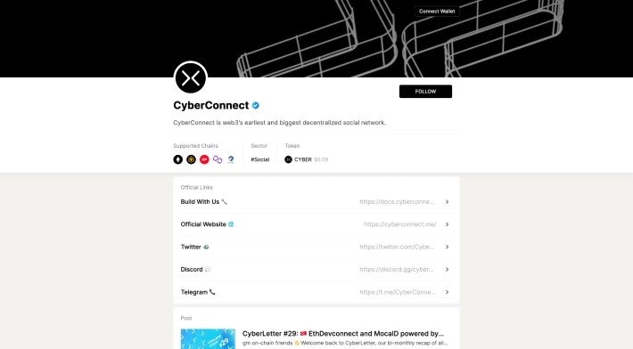 分散型ソーシャルグラフ「CyberConnect」