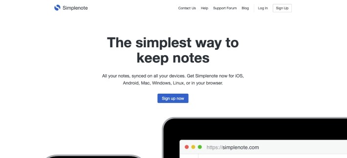 Simplenote（シンプルノート）